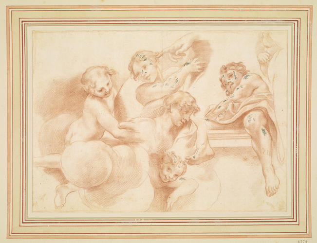 Putti from the dome of Parma Cathedral Putti from the dome of Parma Cathedral