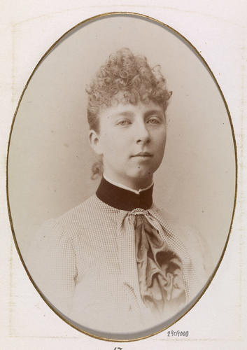 Marie, Princess Valdemar of Denmark (Princess Marie d'Orleans) October 1885. [Album: Photographs. Royal Portraits, 1883-1891]