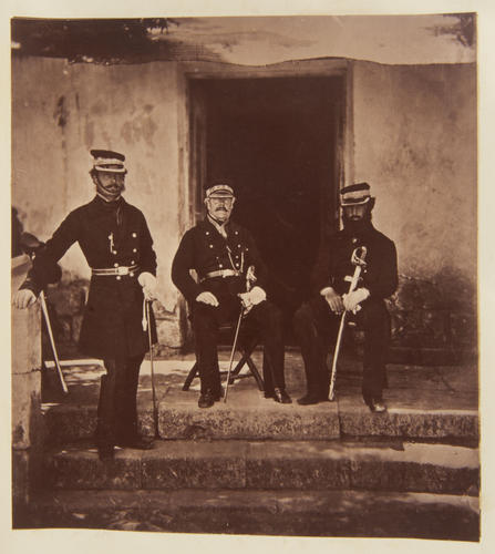 Brigadier-General Lockyer and two of his staff Brigadier-General Lockyer and two of his staff