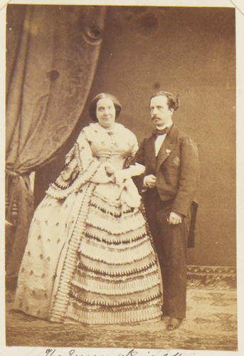 Queen Isabella II (1830-1904) and King Francisco of Spain (1822-1902)