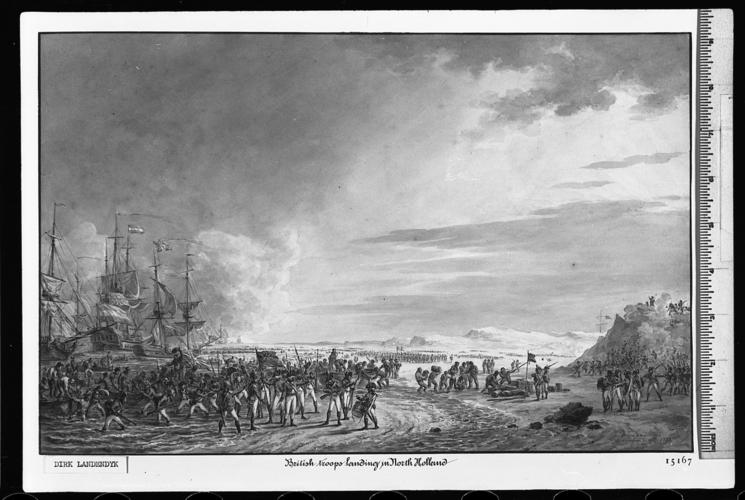 British Troops landing in North Holland, 1799 British Troops landing in North Holland, 1799