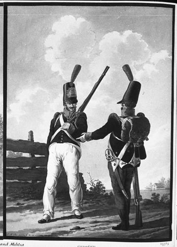 Netherlands Army. Grenadiers, Provincial Militia Netherlands Army. Grenadiers, Provincial Militia