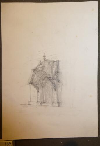 St Mildred's church, Whippingham: porch design