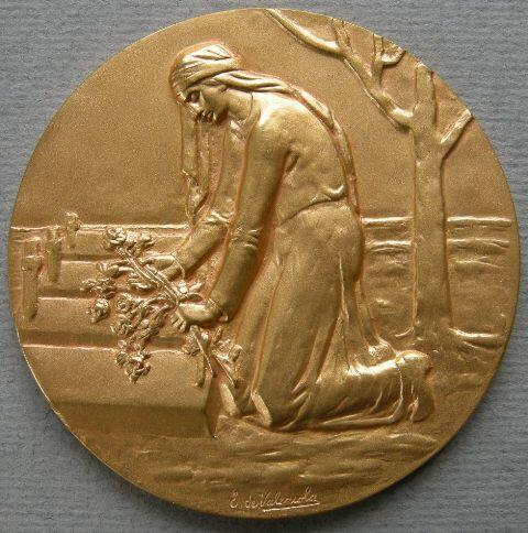 Belgium. Medal commemorating the dead in the First World War Belgium. Medal commemorating the dead in the First World War