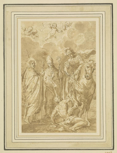 St Martin and the Beggar, St James and a bishop St Martin and the Beggar, St James and a bishop