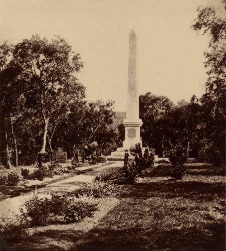 Obelisk at Balmoral erected by the Tenantry & others in memory of the Prince Consort