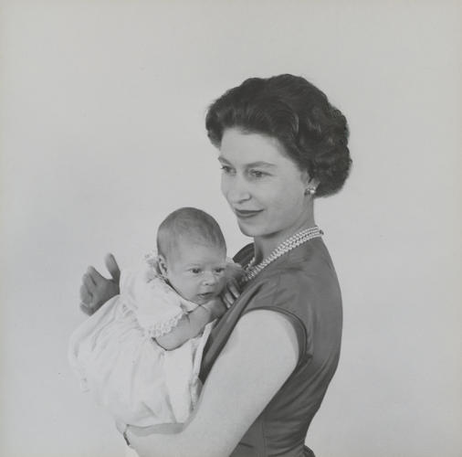 Queen Elizabeth II with Prince Andrew Queen Elizabeth II with Prince Andrew