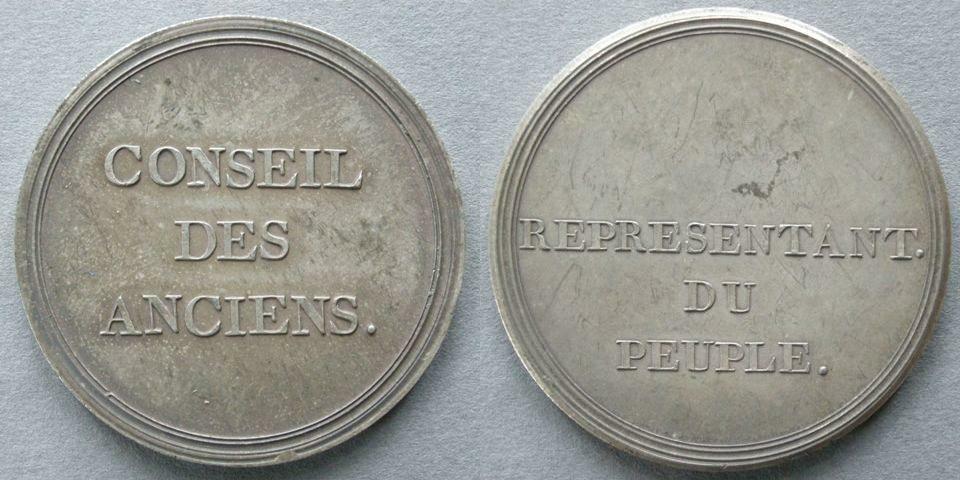 France. Medal commemorating the Council of the Ancients