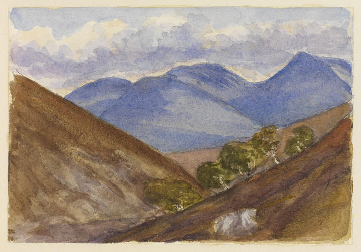 Master: SKETCHES FROM NATURE V. R. 1863 TO 1867
Item: A Highland Landscape