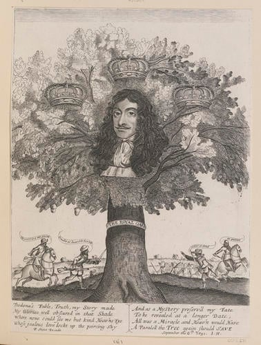 Charles II with the Royal Oak