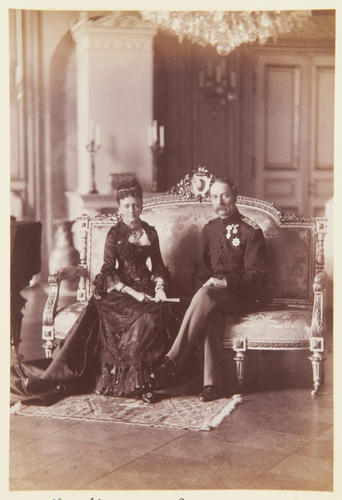 The King and Queen of Denmark, 1889. [Album: Photographic Portraits vol. 6/64 1888-1893]