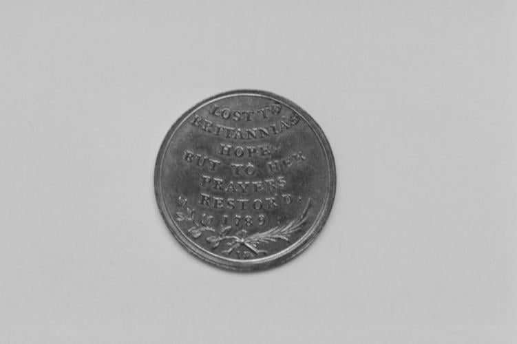 Great Britain. 	Medal commemorating the Recovery of King George III from illness, 1789