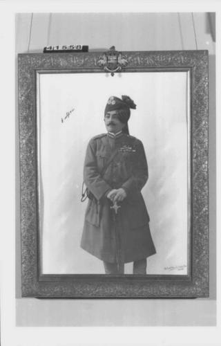 Pair of frames with photographs of an Indian Prince and General Sir Partab Singh