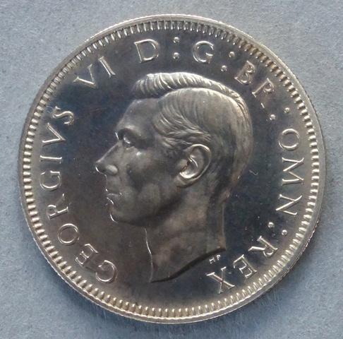 George VI Proof shilling (English type) George VI Proof shilling (English type)