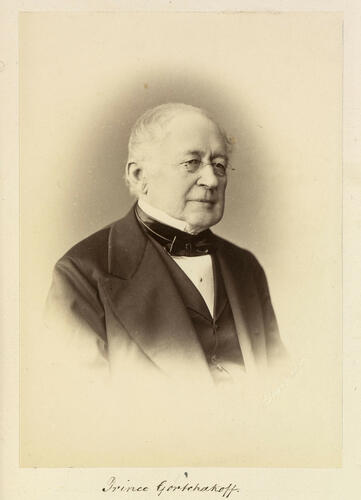 Prince Alexander Gorchakov (1798-1883) Prince Alexander Gorchakov (1798-1883)