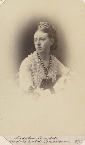 Lady Eva Campbell, sister of the Earl of Breadalbane. [Photographs, English Portraits. Volume 70. ]