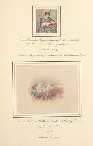 'Victoria, Princess Royal, Princess Frederick William of Prussia and her infant son'