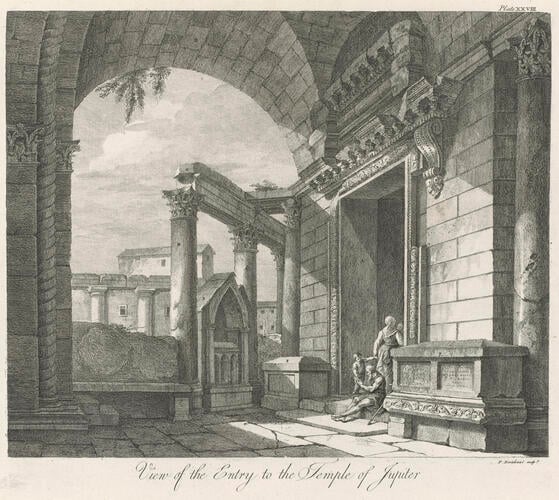 Ruins of the Palace of the Emperor Diocletian at Spalatro in Dalmatia / by R. Adam Ruins of the Palace of the Emperor Diocletian at Spalatro in Dalmatia / by R. Adam