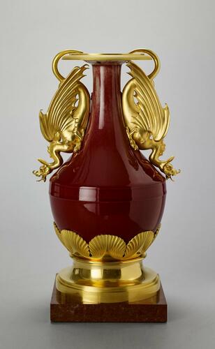 Vase with mounts