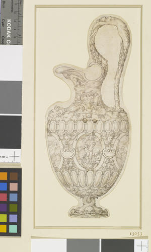 A design for a ewer with the story of Apollo and Daphne