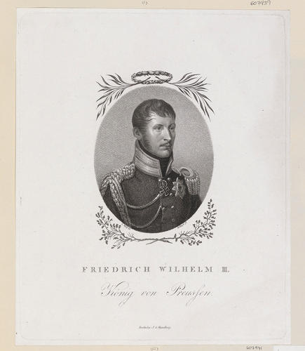 FRIEDRICH WILHELM III FRIEDRICH WILHELM III