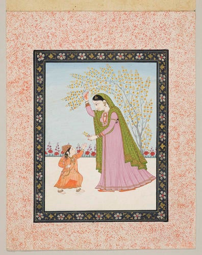 सुमित्रा लक्ष्मण Sumitra and the child Lakshman