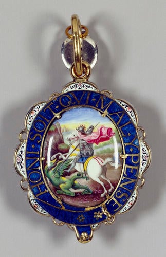 Order of the Garter: Sash Badge or Lesser George, the 'Strafford George'