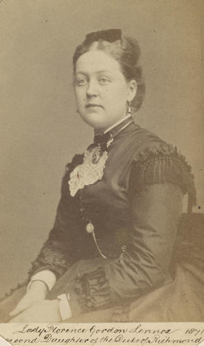 Lady Florence Gordon Lennox, second daughter of the Duke of Richmond. [Photographs, English Portraits. Volume 70. ]