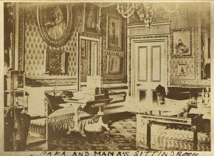 'Papa and Mama's Sitting Room'; Sitting room, Windsor Castle