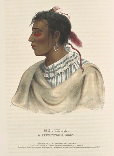 History of the Indian tribes of North America : with biographical sketches and anecdotes of the principal chiefs. Embellished with one hundred and twenty portraits from the Indian Gallery in the Department of War, at Washington ; v. 2 / by Thomas L. M'Kenney. . . and James Hall
