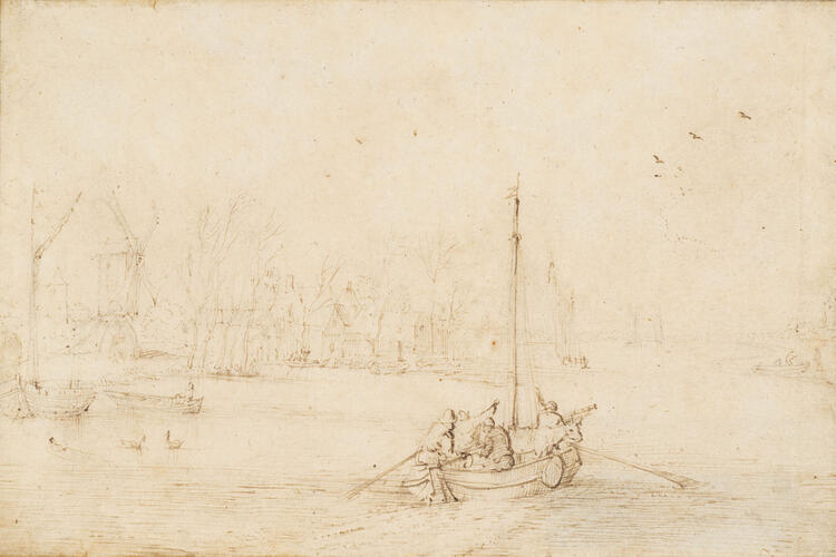 A river landscape