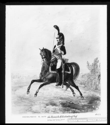 Würtemberg Army. Private, Regiment of Dragoons Prince Heinrich Würtemberg Army. Private, Regiment of Dragoons Prince Heinrich