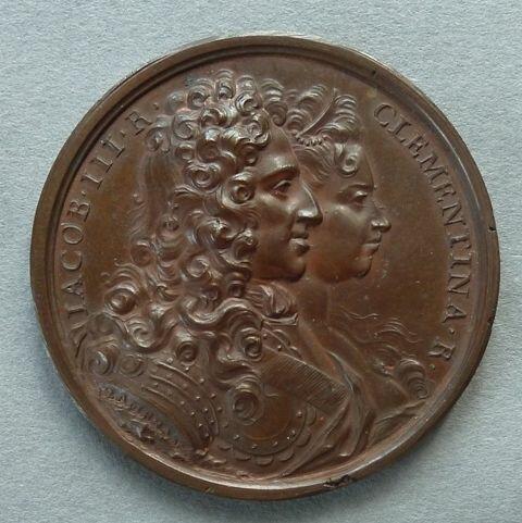 Medal commemorating the marriage of Prince James (III) and Princess Clementina Sobieski