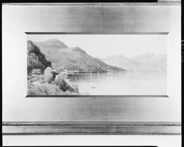 View of a lake, perhaps in Italy