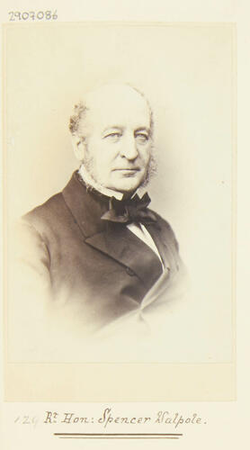 The Rt Hon. Spencer Walpole [Photographic Portraits Vol. 4/62 1861-1876]