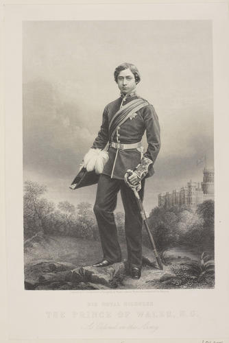 HIS ROYAL HIGHNESS THE PRINCE OF WALES As Colonel in the Army HIS ROYAL HIGHNESS THE PRINCE OF WALES As Colonel in the Army