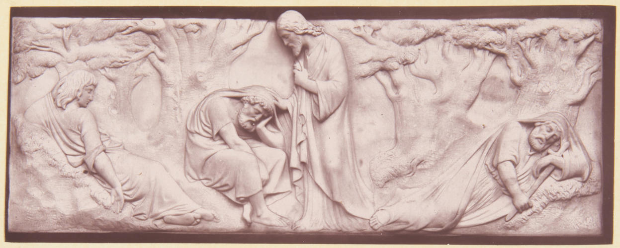A bas-relief of the Disciples Sleeping: Albert Memorial Chapel, Windsor