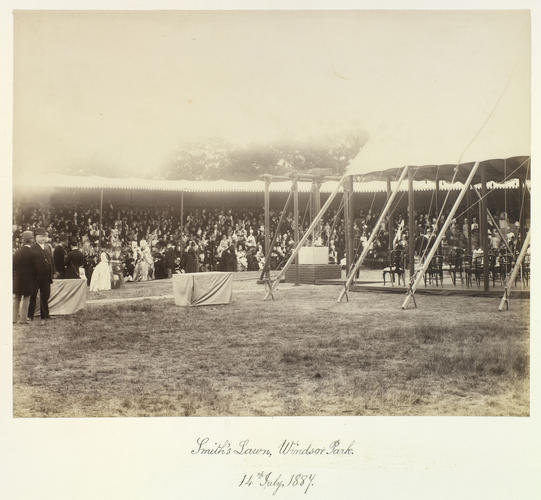 Smith's Lawn, Windsor Park, 14 July 1887