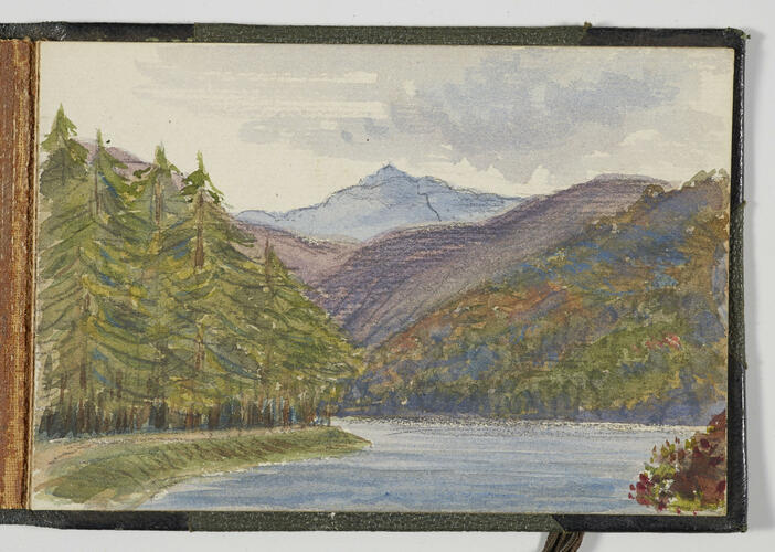 Master: Sketchbook of Princess Louise Balmoral 30 September 1865
Item: A Highland Landscape