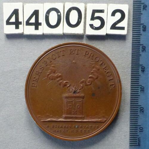 Medal commemorating the preservation of King George III from assassination Medal commemorating the preservation of King George III from assassination
