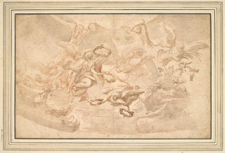 A design for a ceiling decoration