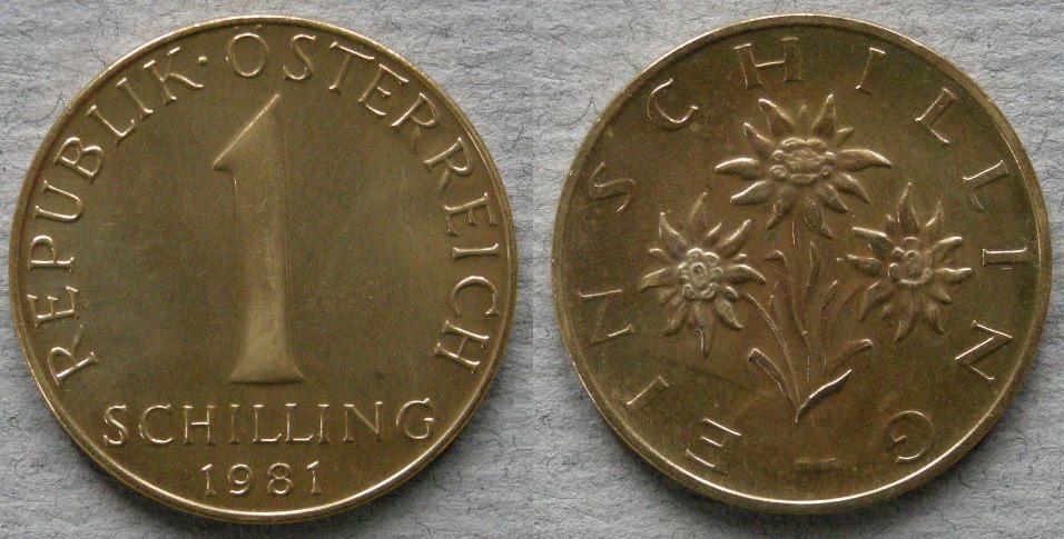 Austria. Proof 1 schilling Austria. Proof 1 schilling