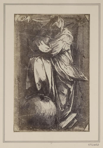 Study for an allegorical figure Study for an allegorical figure