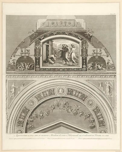 Master: Logge di Rafaele nel Vaticano
Item: An elevation of a quarter of the vault of the fourth bay of the Raphael Loggia