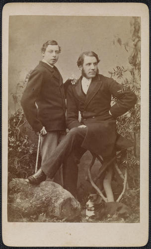 Prince Leopold with Rev Robinson Duckworth