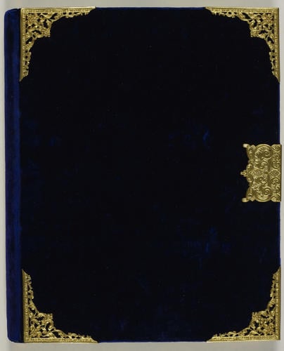 Blue Velvet Album of Hand Coloured Photographs Blue Velvet Album of Hand Coloured Photographs