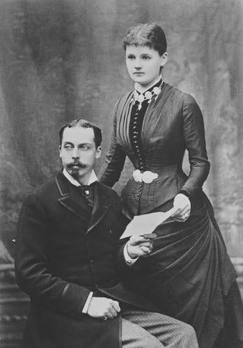 Leopold, Duke of Albany, and Princess Helen of Waldeck-Pyrmont, 1882 [in Portraits of Royal Children Vol. 28 1881-1882]