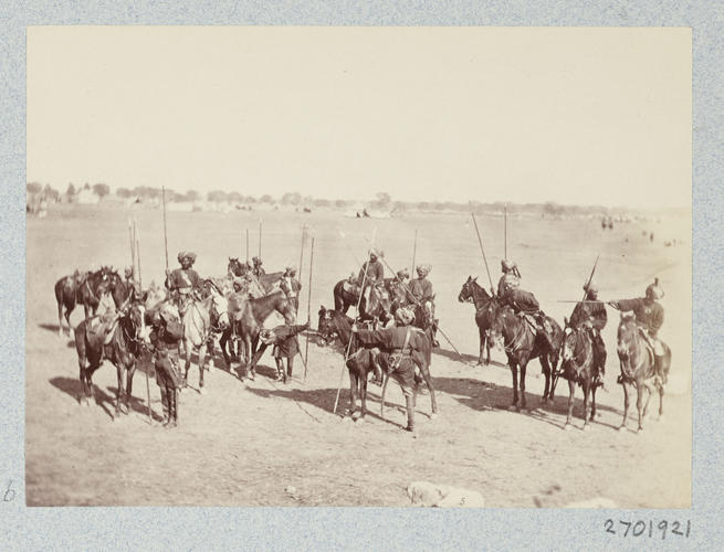 Group of Officers and Men of the 11th Bengal Cavalry: Prince of Wales Tour of India 1875-6 (vol. 6)