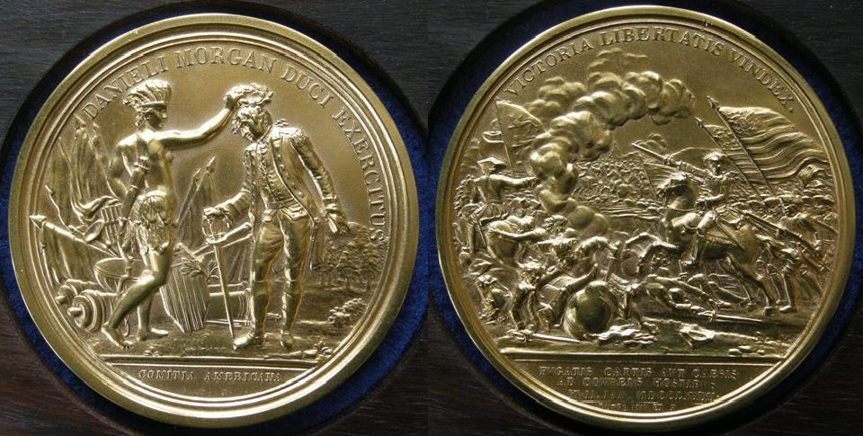 U. S. A. Medal commemorating the battle at Cowpens, 1781 U. S. A. Medal commemorating the battle at Cowpens, 1781