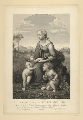 The Virgin and Child with the Infant Baptist [`La Belle Jardiniere?]